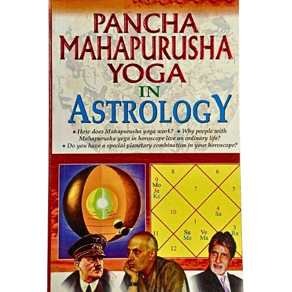Pancha Mahapurusha Yoga in Astrology book at Dharmik Pustak Bhandar book shop in Triveni Ghat Market Rishikesh since 1970