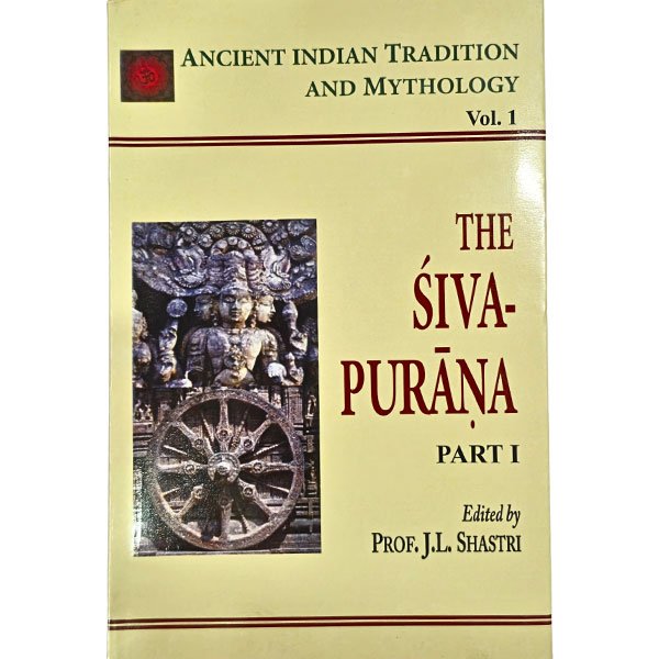 The Siva Purana book by Prof J L Shastri at Dharmik Pustak Bhandar Triveni Ghat Market Rishikesh Hindu Puran scripture